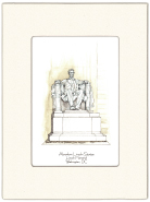 Statue of Abraham Lincoln ArtCard