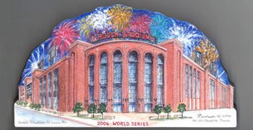 Busch Stadium 2006 World Series Building