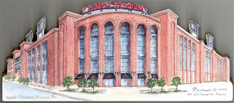 The new Collectible St. Louis Cardinals Busch Stadium